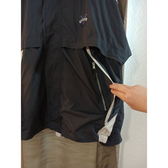 Men's Vintage Sunice Colorblock Windbreaker Jacket Magnetic button Double Cuff L - Picture 4 of 14